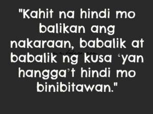 Tagalog Quotes about Love 