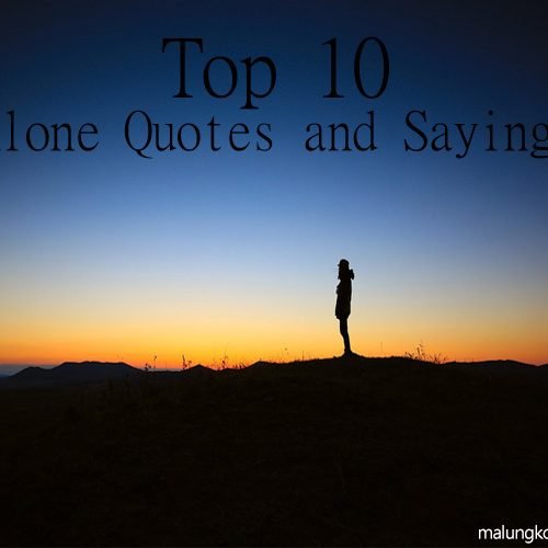 Alone Quotes and Sayings