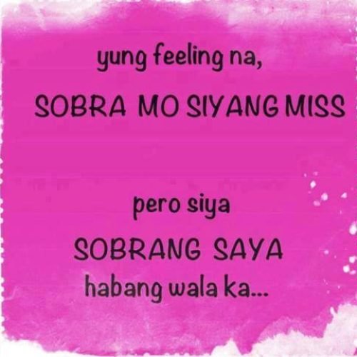 Sad Tagalog Love Quotes