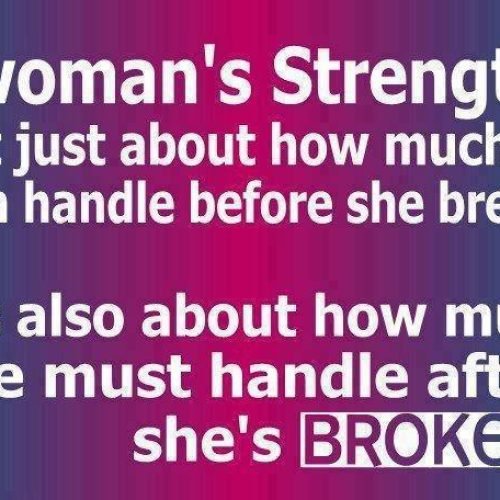 A Woman’s Strength