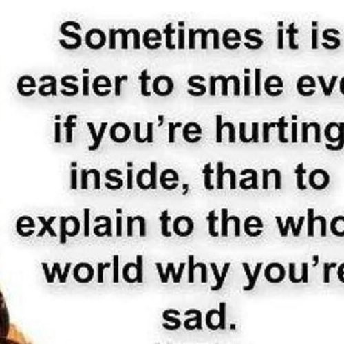 It is easier to Smile