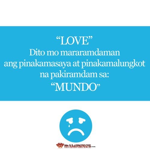 Sad Love Tagalog Qoutes