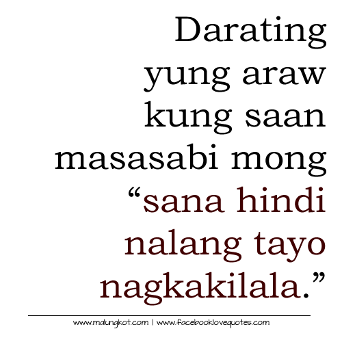 Patama Love Quotes in Tagalog