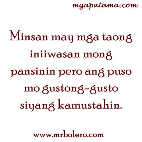 Banat at Patama Quotes – Tagalog Love Quotes