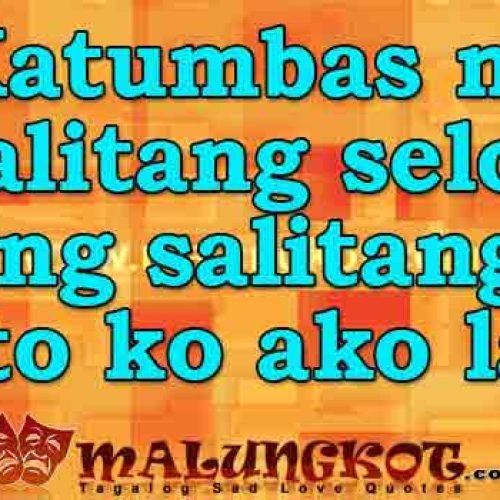 Malungkot Quotes (English/Tagalog)