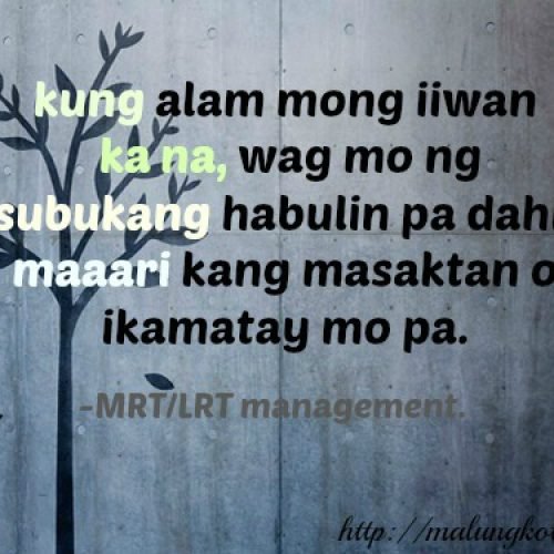 Tagalog Sad Love Quotes