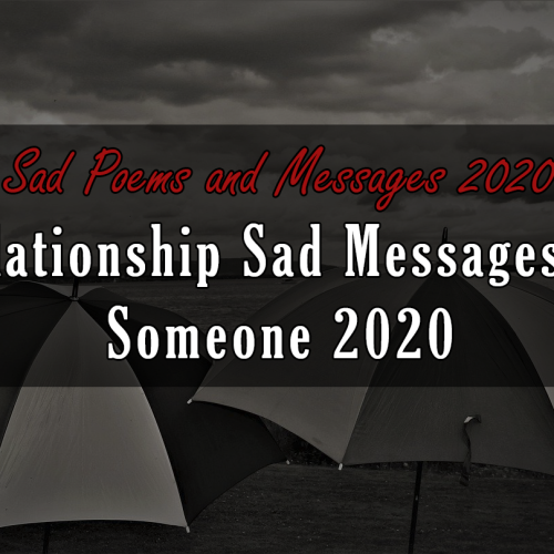 Relationship Sad Messages To Someone 2020